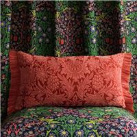 Habitat & Morris & Co. Sunflower Rust Cushion - 30x60cm