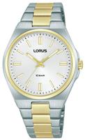 Lorus Stainless Steel Two Tone Silver Dial Bracelet Watch