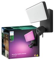 Philips Hue Secure Wired Floodlight Security Camera - Black