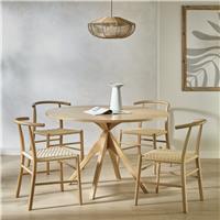Habitat Austin Oak Dining Table And 4 Oak Chairs