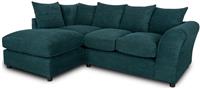 Argos Home Harry Small Left Hand Corner Chaise Sofa - Teal