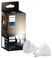 Philips Hue White GU10 4.2W Smart Light Bulb - Pack of 2