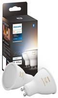 Philips Hue White GU10 5W Smart LED Bulbs - 2 Pack