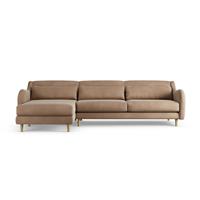 Habitat Turnmill Left Hand Corner Sofa - Latte