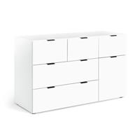 Habitat Zeke Wide 5 Drawer Chest - White