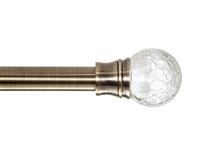 Argos Home Cora Crackle 110-300cm Extendable Curtain Pole