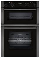 Neff U1ACE2AG3B Built In Double Electric Oven - Graphite