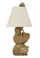 Argos Home Forest Dawn Hedgehog Family Table Lamp