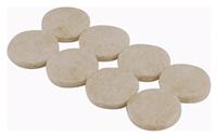 Felt Gard 25mm Round Protective Pads - 16 Pack
