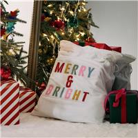 Habitat Merry & Bright Off White Christmas Sack