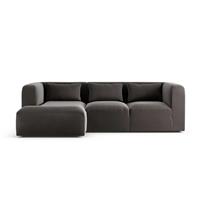 Habitat Lars Left Hand Corner Sofa - Slate Grey- Ash Leg