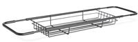 Habitat extendable metal bath bridge - matte black