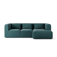 Habitat Lars Right Hand Corner Sofa - Teal - Ash Leg