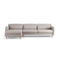 Habitat Turnmill Left Hand Corner Sofa - Stone