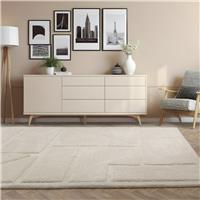 Asiatic Horizon Ivory Cut Pile Rug - 170x120cm