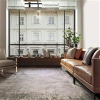 Asiatic Kuza Green Cut Pile Rug - 170x120cm
