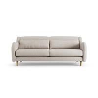 Habitat Turnmill Fabric 3 Seater Sofa - Natural - Ash Leg