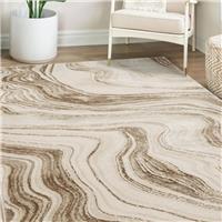 Homemaker Dusk Watercolour Marble Champagne Rug - 170x120cm