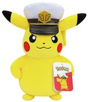 Pokemon Pikachu 8 Inch Plush with Captain Hat