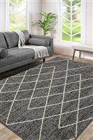 Homemaker Maestro Berber Grey Cut Pile Rug - 150x80cm