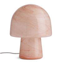 Habitat Alabaster Glass Mushroom Table Lamp - Peach