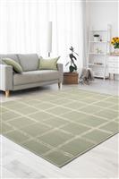 Homemaker Maestro Checks Green Cut Pile Rug - 170x120cm