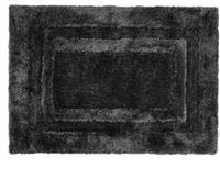 Origins Frame Charcoal Shaggy Rug - 170x120cm