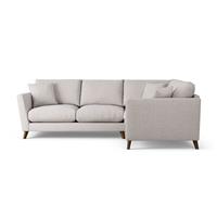 Habitat Lomond Right Hand Corner Sofa - Natural - Dark Leg