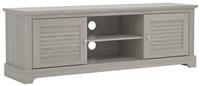 GFW Salcombe 2 Door TV Unit - Grey