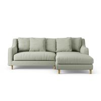 Habitat Swift Right Hand Corner Sofa - Sage Green - Ash Leg