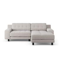 Habitat Hendricks Right Hand Corner Sofa -Natural- Black Leg