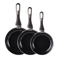 MasterChef 3 Piece Non - Stick Aluminium Frying Pan Set