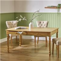 Argos Home Bess Solid Wood 6 Seater Dining Table - Oak