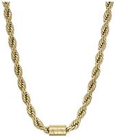 Armani Exchange Gold Plated Stainless Steel Chain Necklace