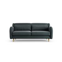 Habitat Turnmill Fabric 2 Seater Sofa - Charcoal - Ash Leg