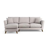 Habitat Lomond Left Hand Corner Sofa - Natural - Dark Leg