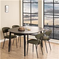 Furniture To Go Montreux Ext 4-6 Seater Dining Table - Black