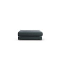 Habitat Ayr Fabric Footstool - Charcoal - Ash Leg