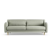 Habitat Turnmill Fabric 4 Seater Sofa - Sage Green - Ash Leg