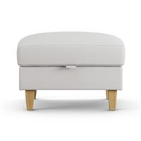 Habitat Felin Fabric Storage Footstool - Natural