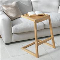 Habitat Calvin Shape Side Table - Oak