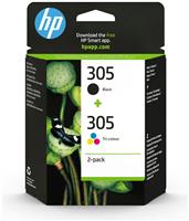 HP 305 Original Ink Cartridges Pack of 2 - Black & Colour