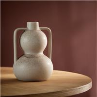 Habitat Gourd Ceramic Vase - Brown