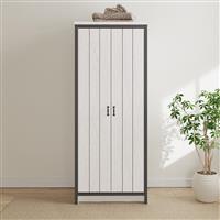 GFW Boston 2 Door Wardrobe - White