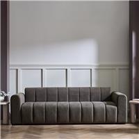 Argos Home Tigana Fabric 3 Seater Sofa Bed - Brown