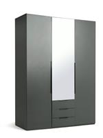 Argos Home Hallingford 3 Door 3 Drawer Wardrobe -Anthracite