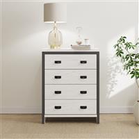 GFW Boston 4 Drawer Chest - White