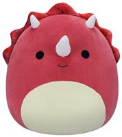 Squishmallows Tristan Red Triceratops Plush