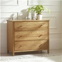 Julian Bowen Coxmoor 3 Drawer Chest - Oak