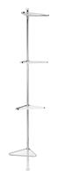 Argos Home Shower Organiser Pole - Chrome